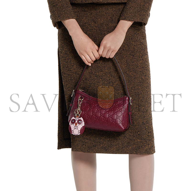 GUCCI GG EMBLEM SMALL SHOULDER BAG 847450 (22*14*8cm) GUCCI GG EMBLEM SMALL SHOULDER BAG 847450 (22*14*8cm)